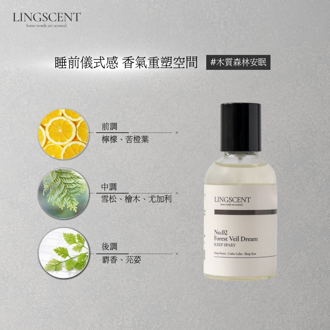 山嵐入夢香調表：沉穩檀香與清冷苔蘚，打造深層睡眠儀式