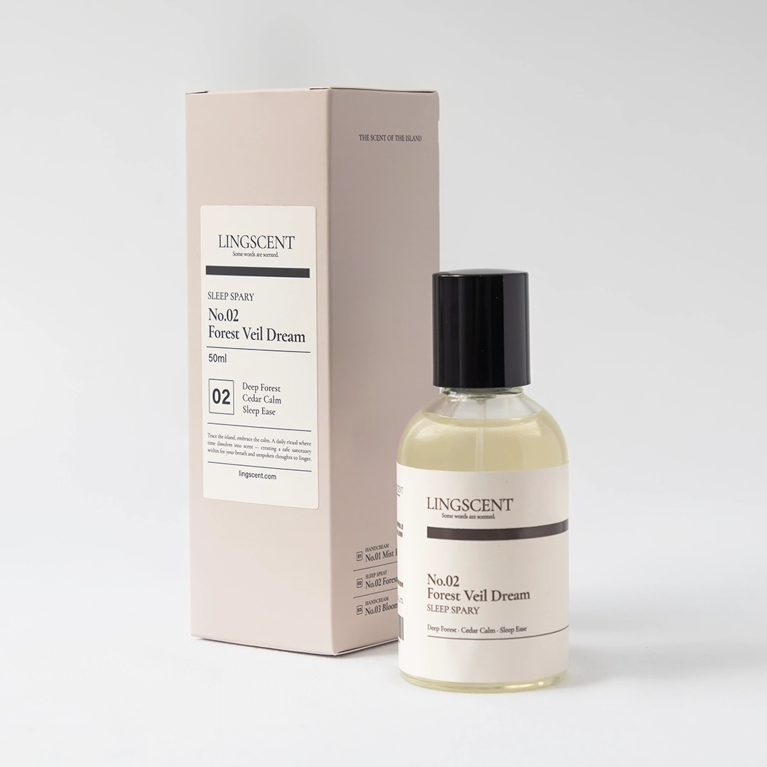 山嵐入夢睡眠噴霧精緻包裝，送禮首選的助眠枕頭噴霧