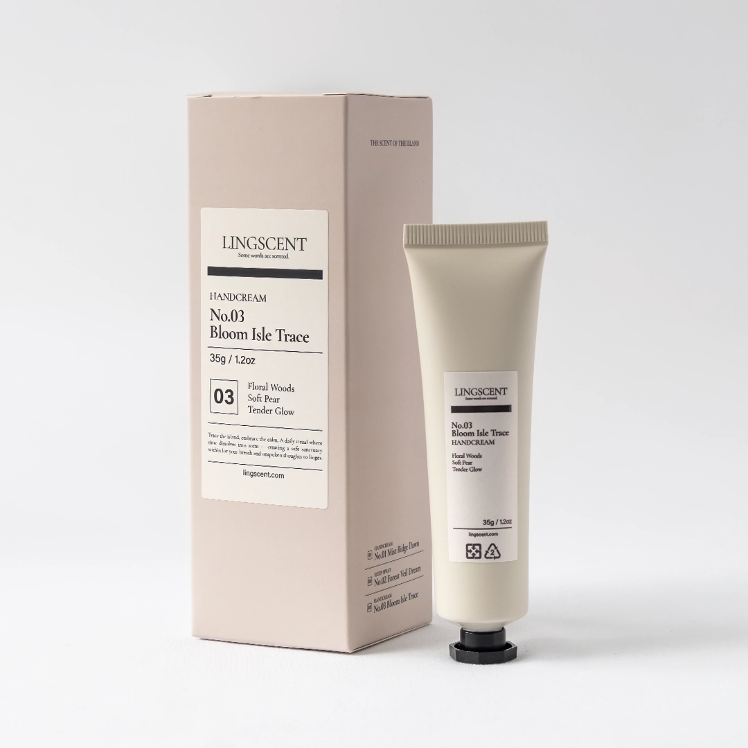 No.03花嶼留香護手霜禮盒包裝，乳木果油與維他命E保濕