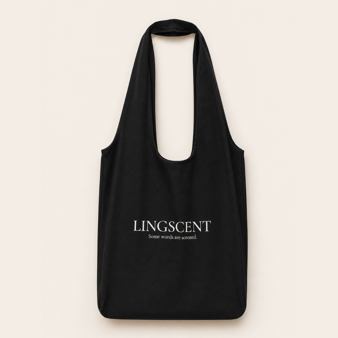 Lingscent品牌帆布袋白背照