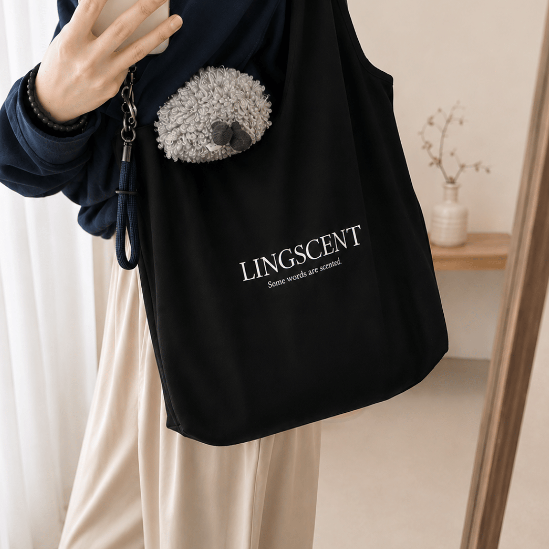 Lingscent品牌帆布袋實背照